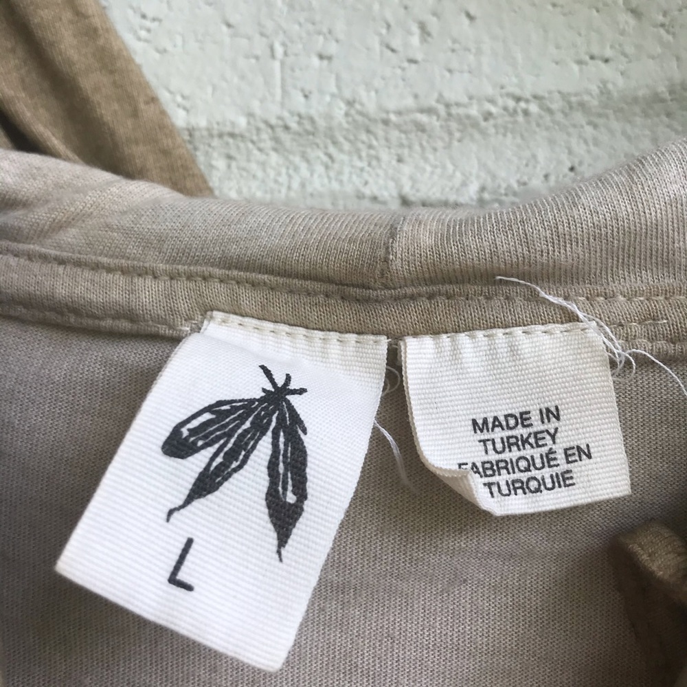 Urban Outfitters Men Yellow Layered Hooded Tee - Picture 4 of 6